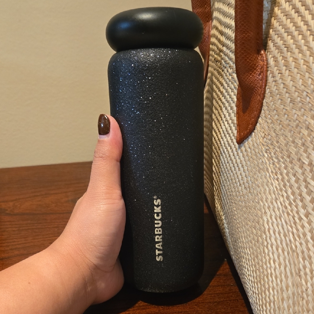 Starbucks Black Speckled Thermos